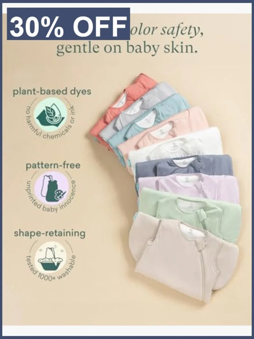 Bamboo Viscose Baby Sleep Sack 0.5 TOG Wearable Blanket